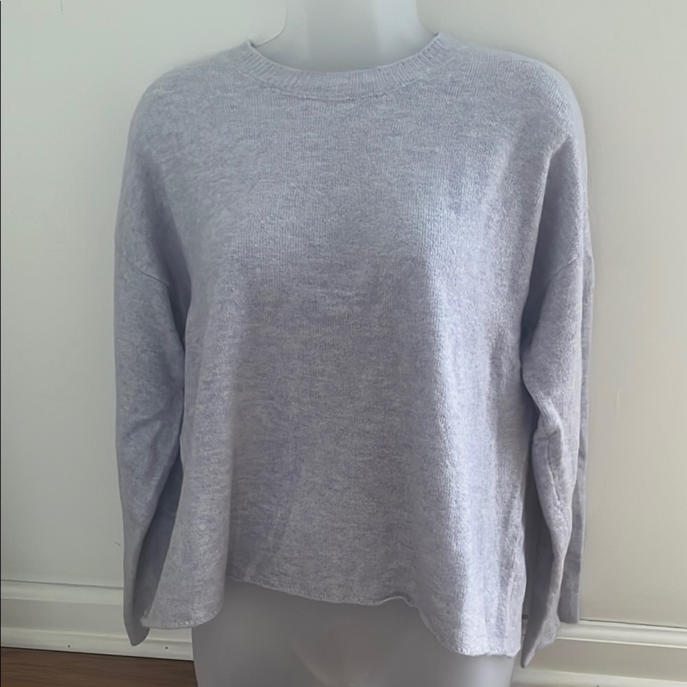 Cozy Light Gray Sweater